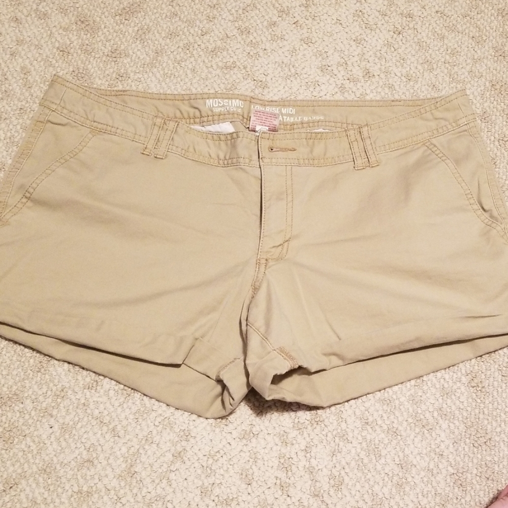 Mossimo Khaki Shorts Sz 14 - Picture 2 of 4